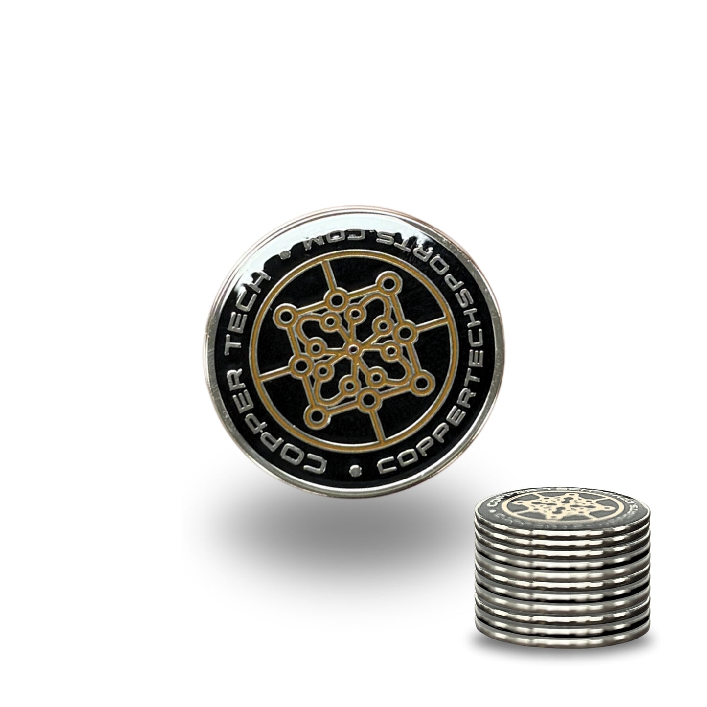 Copper Tech Signature Ball Marker [Set of 3, 10, & 20]